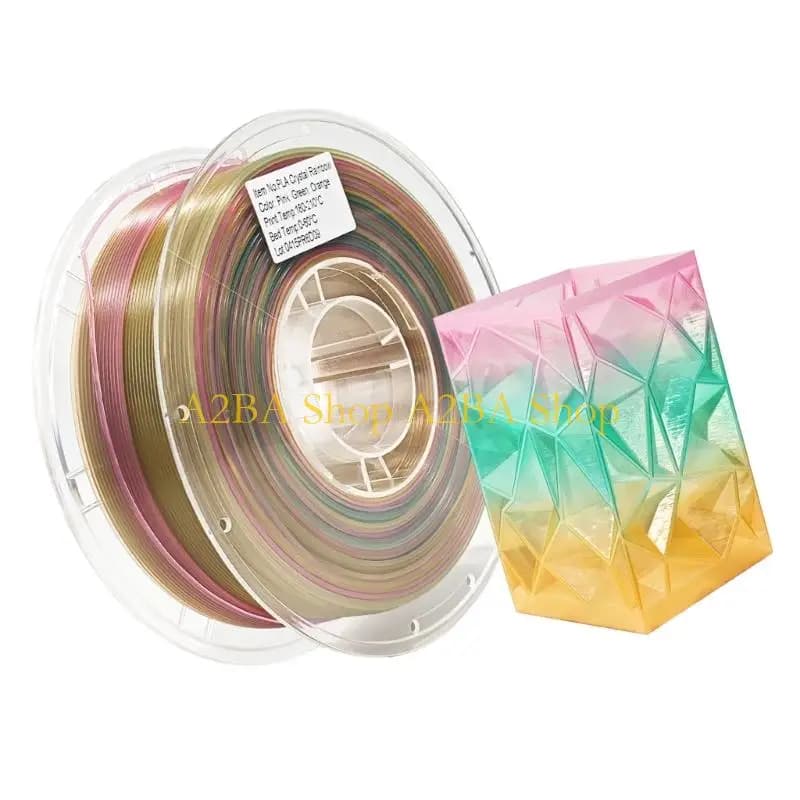 A2BA Crystal-Style PLA1.75mm 3D Printing Filament , 1kg for Creative Prints