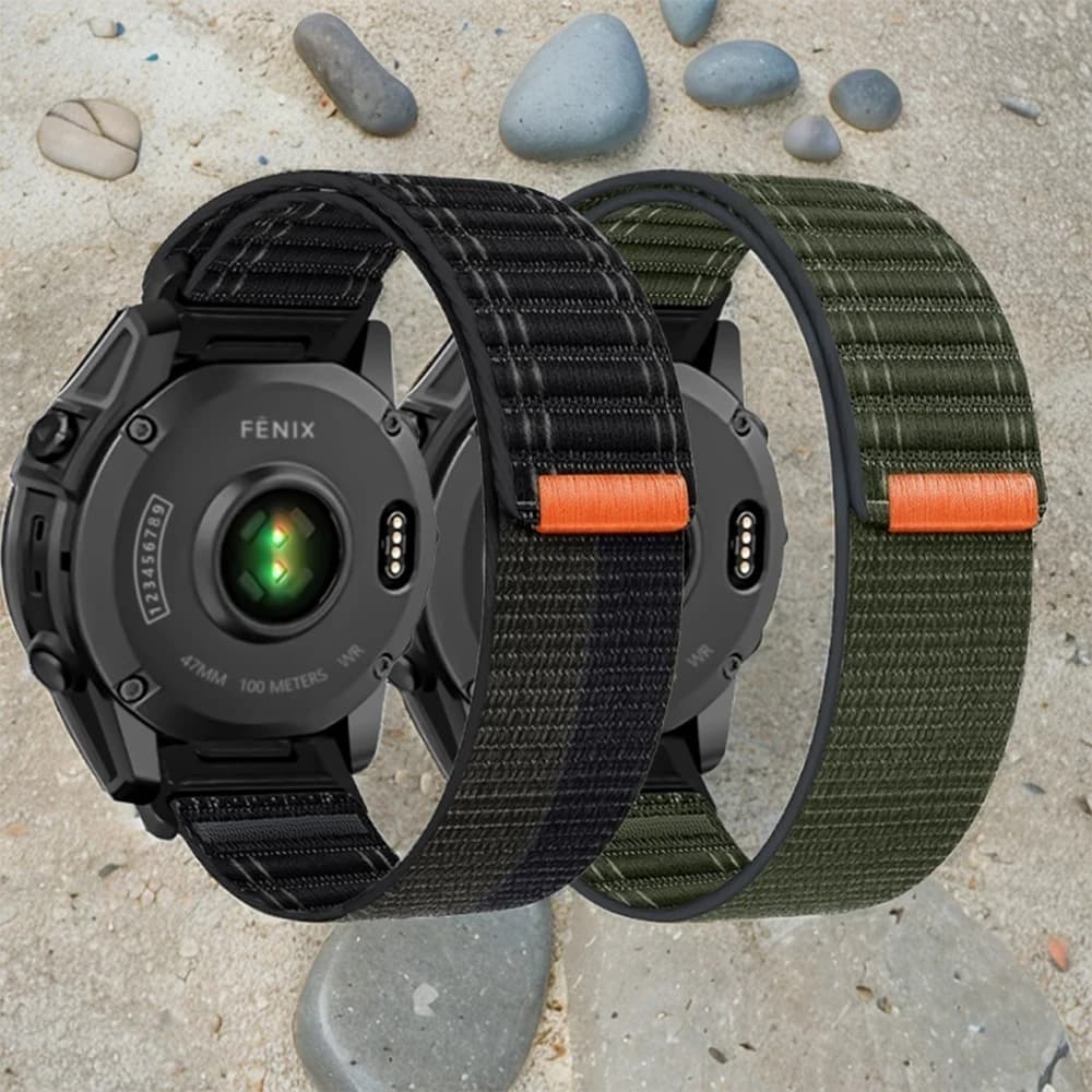 Cinturino per orologio in nylon da 26 mm Cinturino QuickFit per Garmin Fenix 7X 6X 5X Fenix E 8, Tactix 8 Epix Pro 51mm Enduro Instinct 3 50mm Bracciale