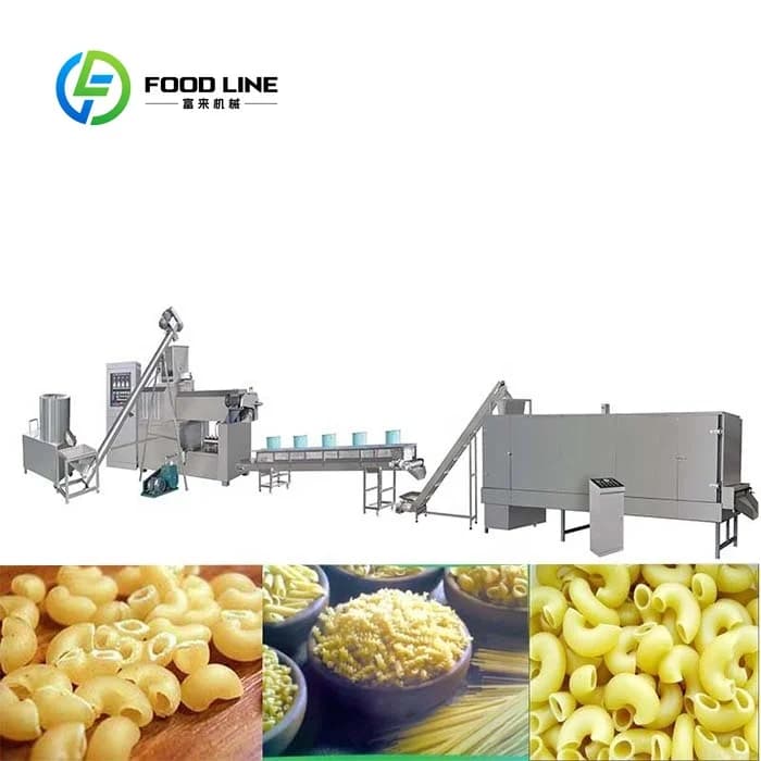Linea di Produzione Automatica per Pasta e Maccheroni FL Shell, Macchina Industriale per la Produzione di Pasta Penne