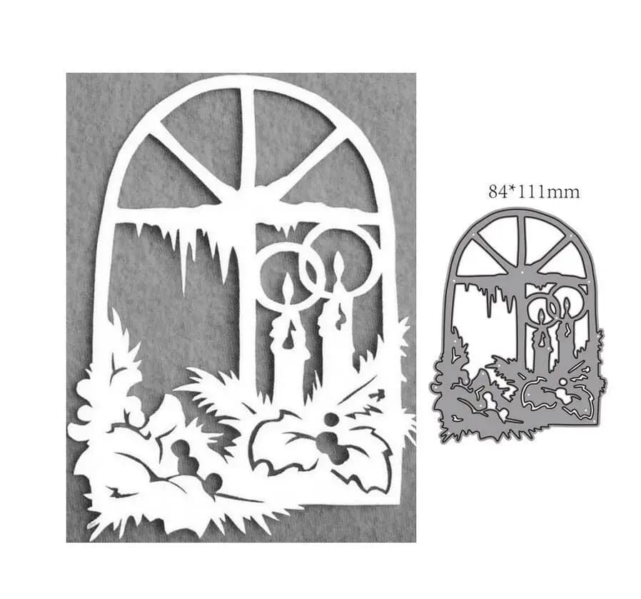 candela metallo fustelle stampo Scrapbooking decorazione carta artigianale stampo lama punzone modello goffratura stencil 1 PZ