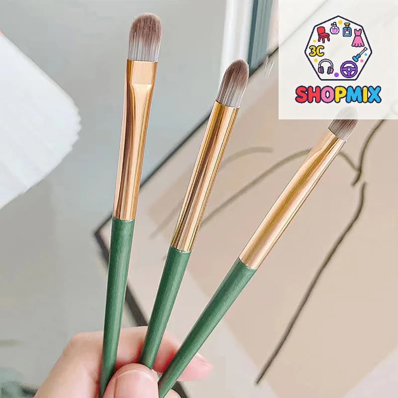 Set of 3 Brushes Detail for Umbrella, Cosmetic Instrument for Lighting, Soft Brush for Smooth and Blush, Beauty and Make-up