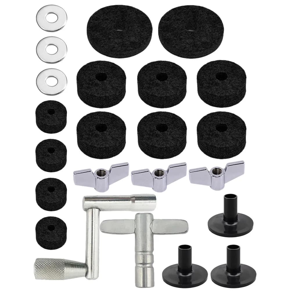 Set di 1 Pad in Feltro Resistente Antiscivolo per Piatti e Supporti Batteria - Accessori Affidabili per Migliorare le Prestazioni della Batteria