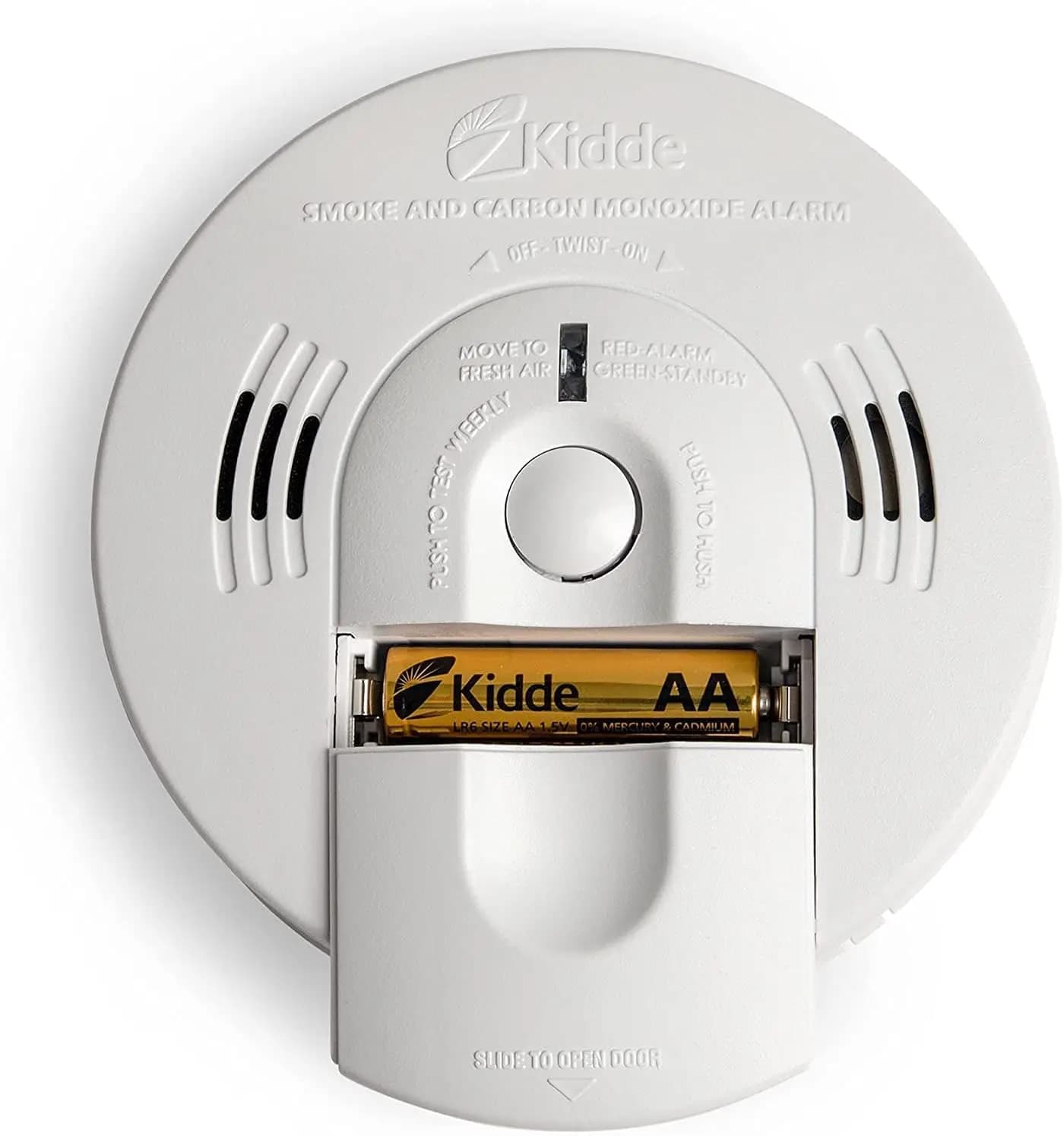 Rilevatore di Fumo e Monossido di Carbonio Cablato con Batteria di Backup, Interconnettibile, Indicatori LED di Avvertimento per la Sicurezza Domestica