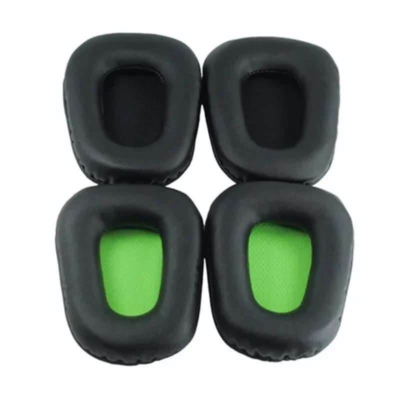1 paio-orecchie cuscino per Razer Electra V2 V1 cuffie auricolari di ricambio morbida pelle proteica memory foam spugna auricolare