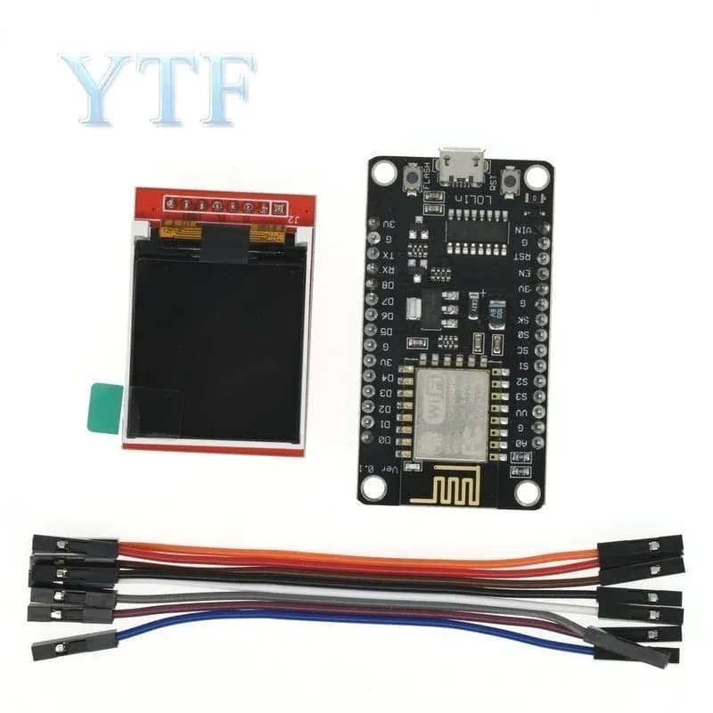 ESP8266 Development kit with display screen TFT shows image or word of Nodemcu Board DIY Kit CH340 NodeMcu V3 Lua WIFI