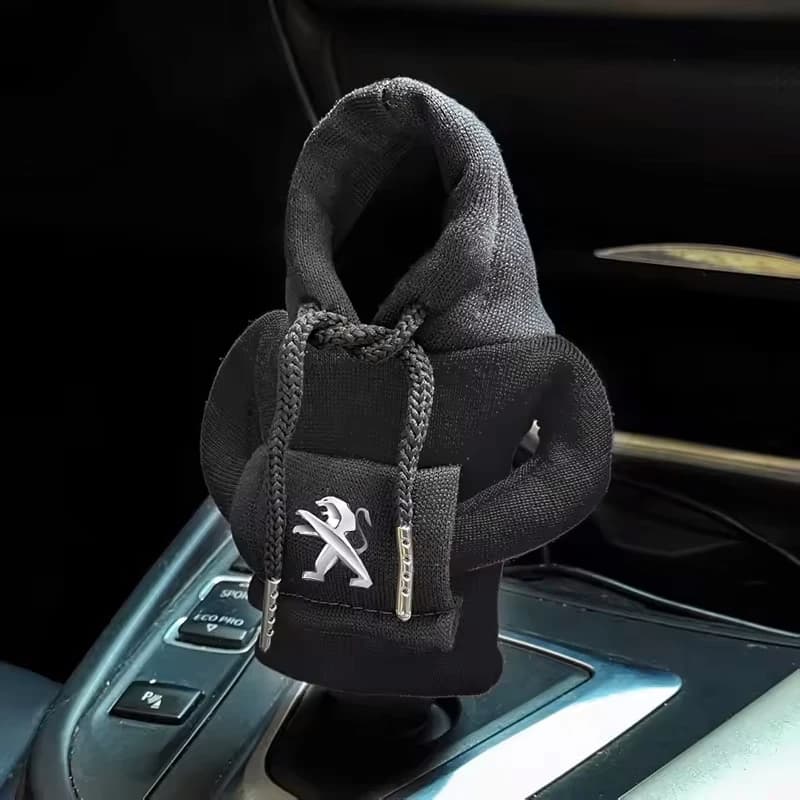 For Peugeot 208 3008 308 2008 207 107 508 607 106 406 407 307 206 301 408 Hoodie Car Gear Car Shift Lever Cover Gear Shift Knob