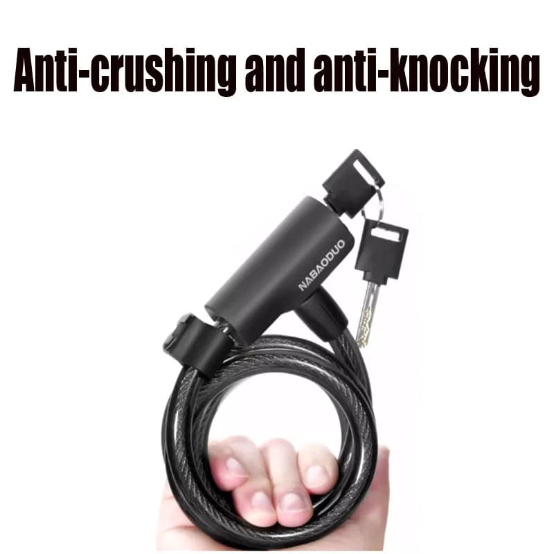 Portable bicycle chain lock Durable anti-theft security lock Lock for riding bicycles, road bicycles, motorcycles, electric bicy