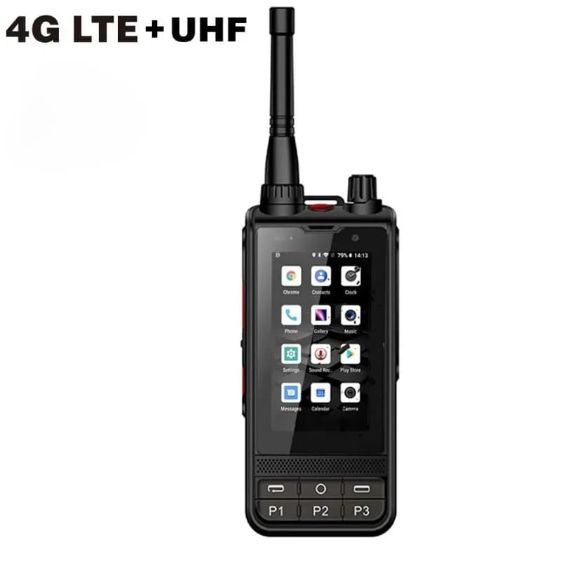 Nuovo ANYSECU W6PLUS Android 10 4G Radio di rete UHF 400-470Mhz Walkie Talkie analogico WIFI sbloccato Funziona con REAL-PTT ZELLO