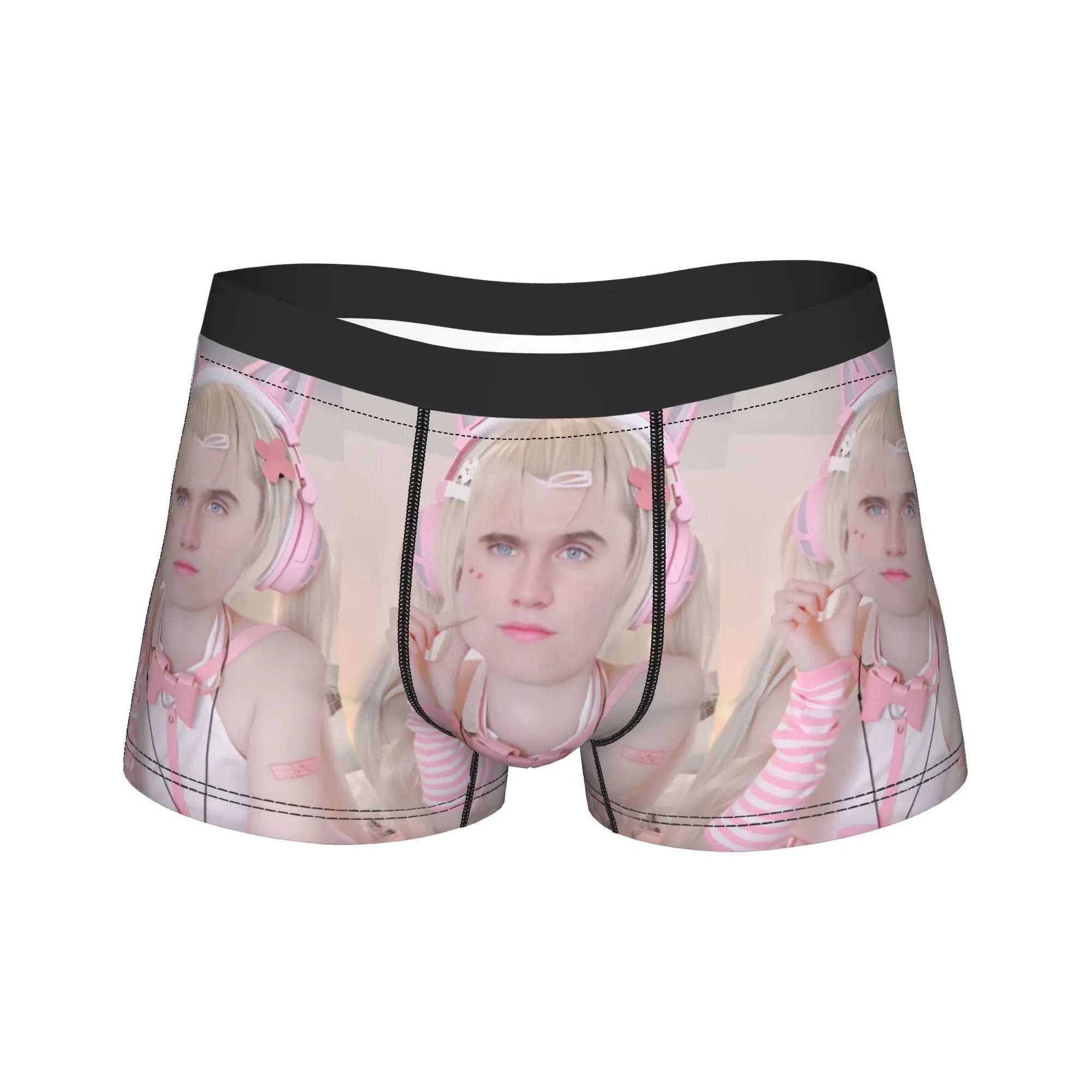 Funny Meme Charlie Kirk Underwear Men Panties Design Sexy Soft Boxer Shorts Quality Boxer Brief Large Size