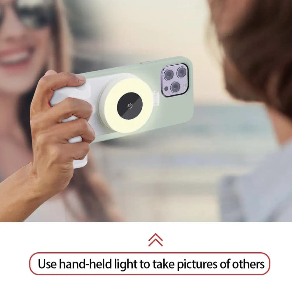 Luce di riempimento a Led magnetica universale per telefono Selfie Light per Magsafe Iphone 12 13 14 Series Android Video Light per trucco Vlog C5C8