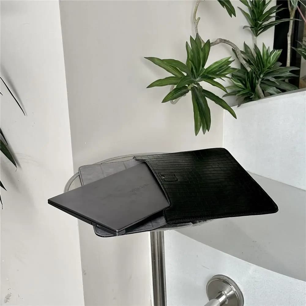 Custodia per laptop con design modello in pelle Custodia per trasporto 13 13,3 14,1 15,6 pollici Borsa per laptop con funzione staffa per Lenovo Dell LG16