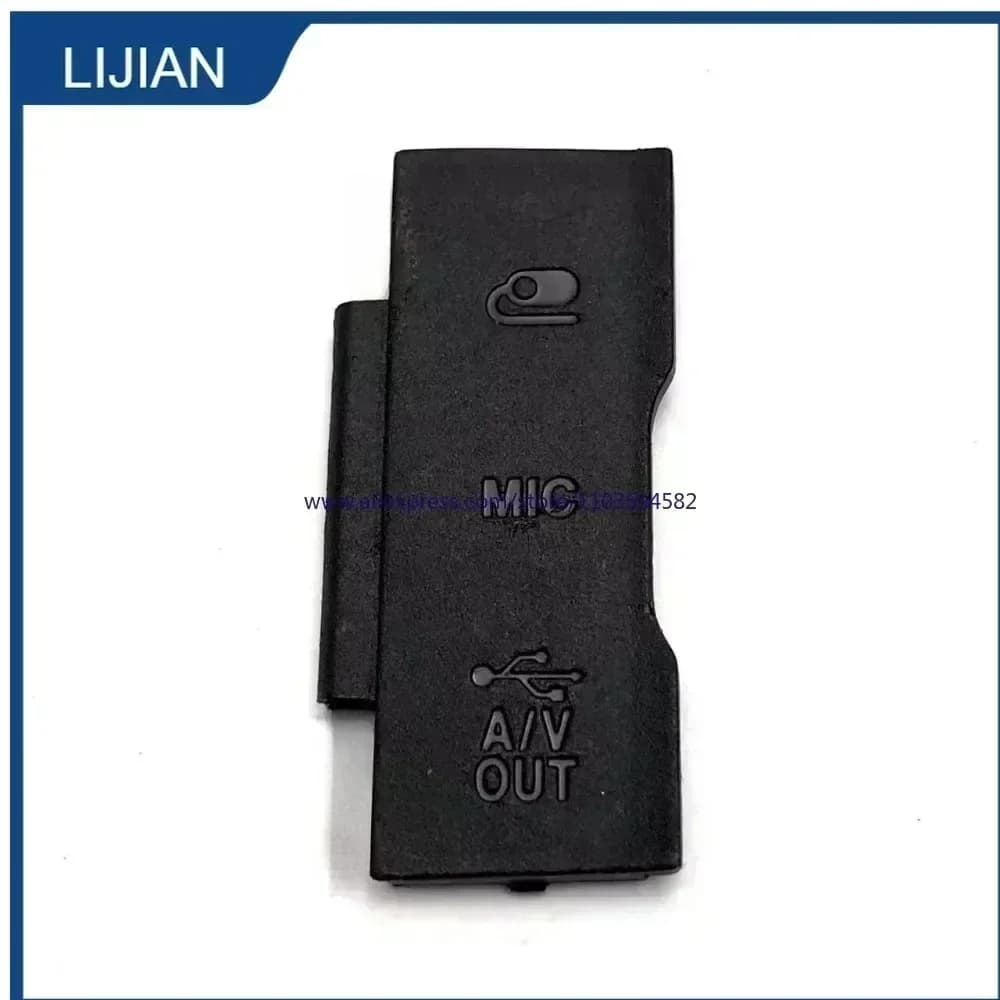 NUOVA copertura in gomma USB per porta HDMI, coperchio per microfono, copertura per interfaccia per fotocamera Nikon D5500, parte di ricambio