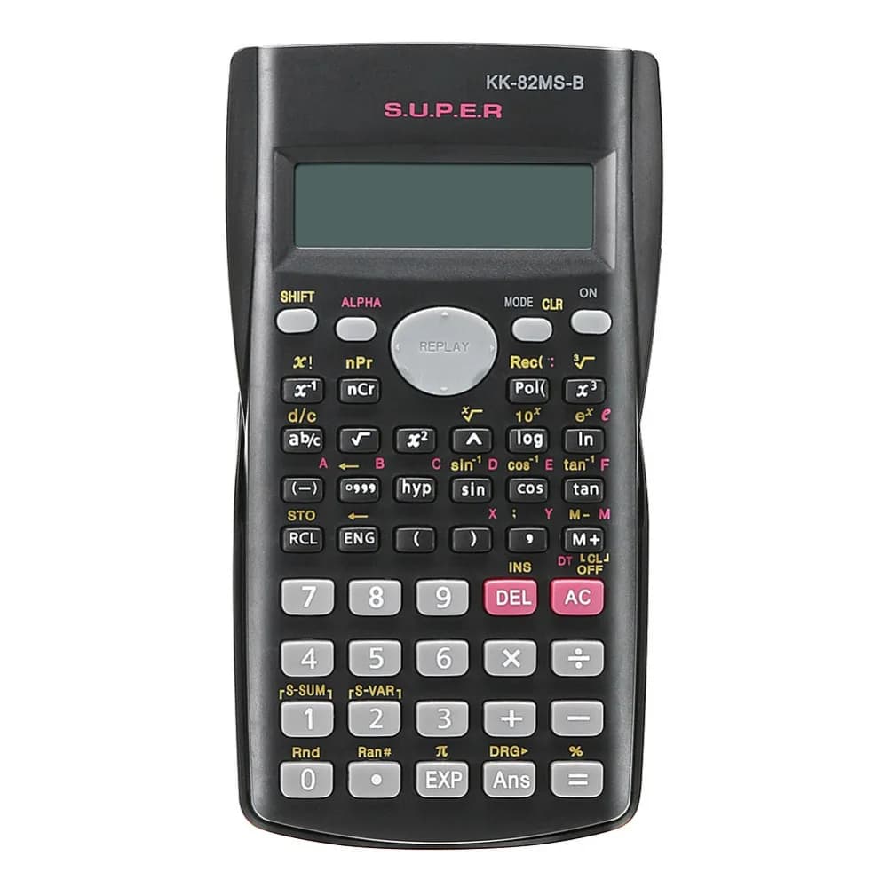 Calcolatrice scientifica con 240 funzioni e schermo a 2 linee Calcolatrice portatile multiuso per studenti per l'insegnamento della matematica