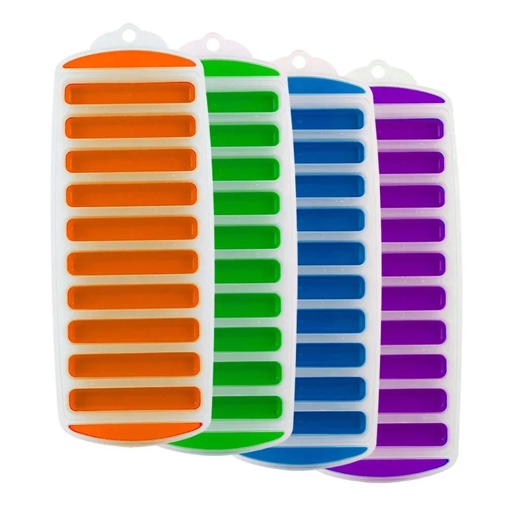 10 fori Forme di Silicone Lunga Striscia Dito Biscotto Stampo In Silicone Forno Torta Soffio Cubo di Ghiaccio Stampo Vassoio Bakeware Strumenti di Cottura FAI DA TE