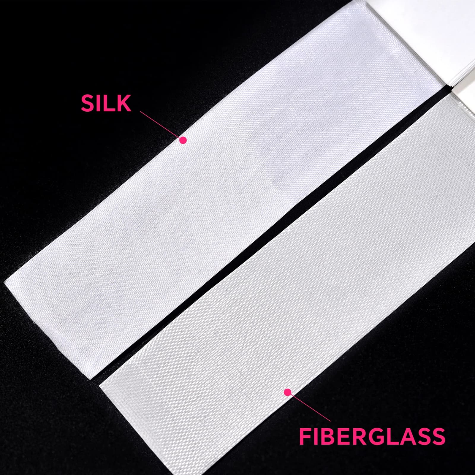 3*100 CM Silk Fiber Glass Nail Extension Seven Shape Wrap Manicure Build French Acrylic UV Gel Nail Extension Glass Fiber Nail Extension