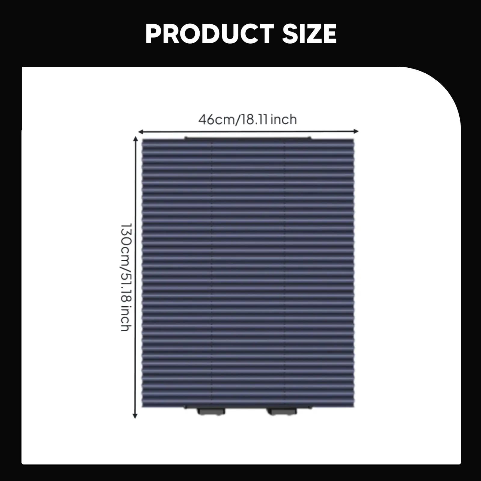 Auto Aluminum Foil Sunshade with Suction Cups Retractable Front Windshield Sun Visor Protector for Vehicle Cooling