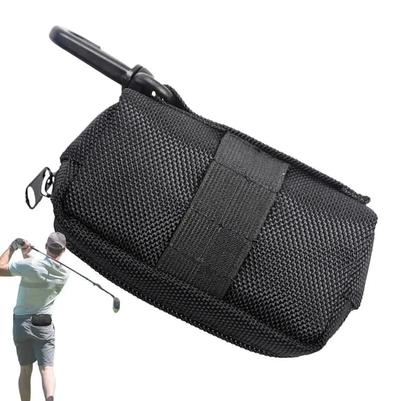 Borsa porta tee da golf Borsa da trasporto portatile per telefono cellulare Tasca porta organizer per palline da golf per competizioni e pratiche di allenamento