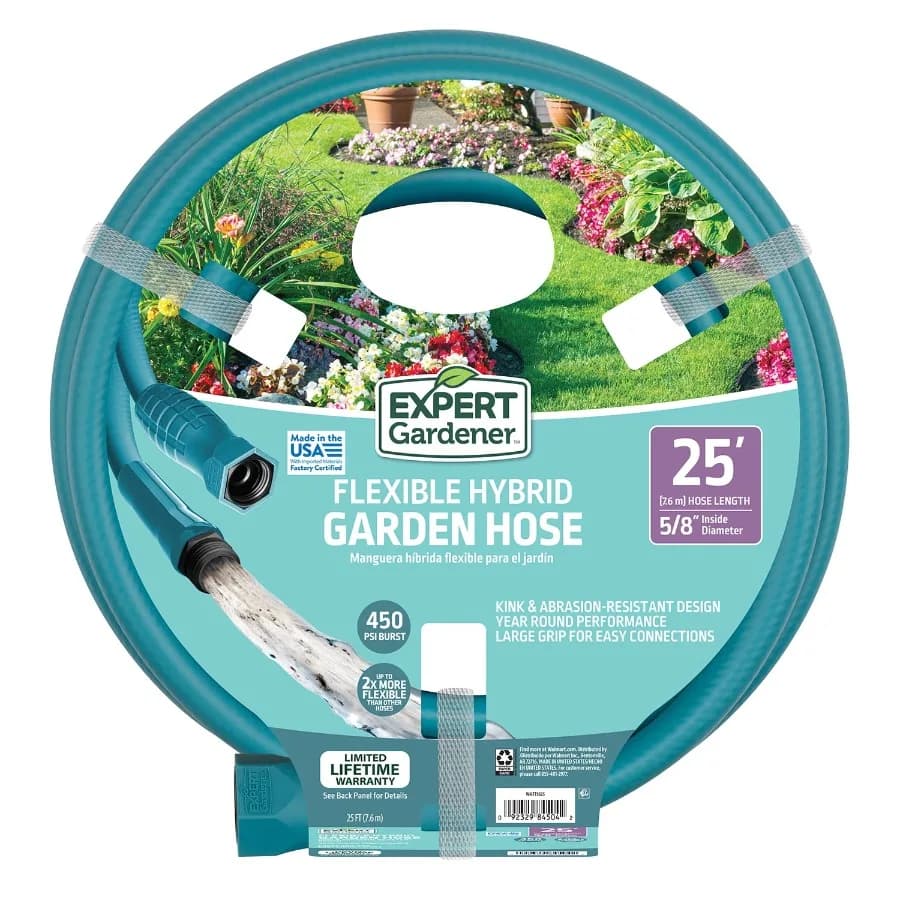 5 8" x 25 ft Heavy Duty Hybrid Polymer Garden Hose