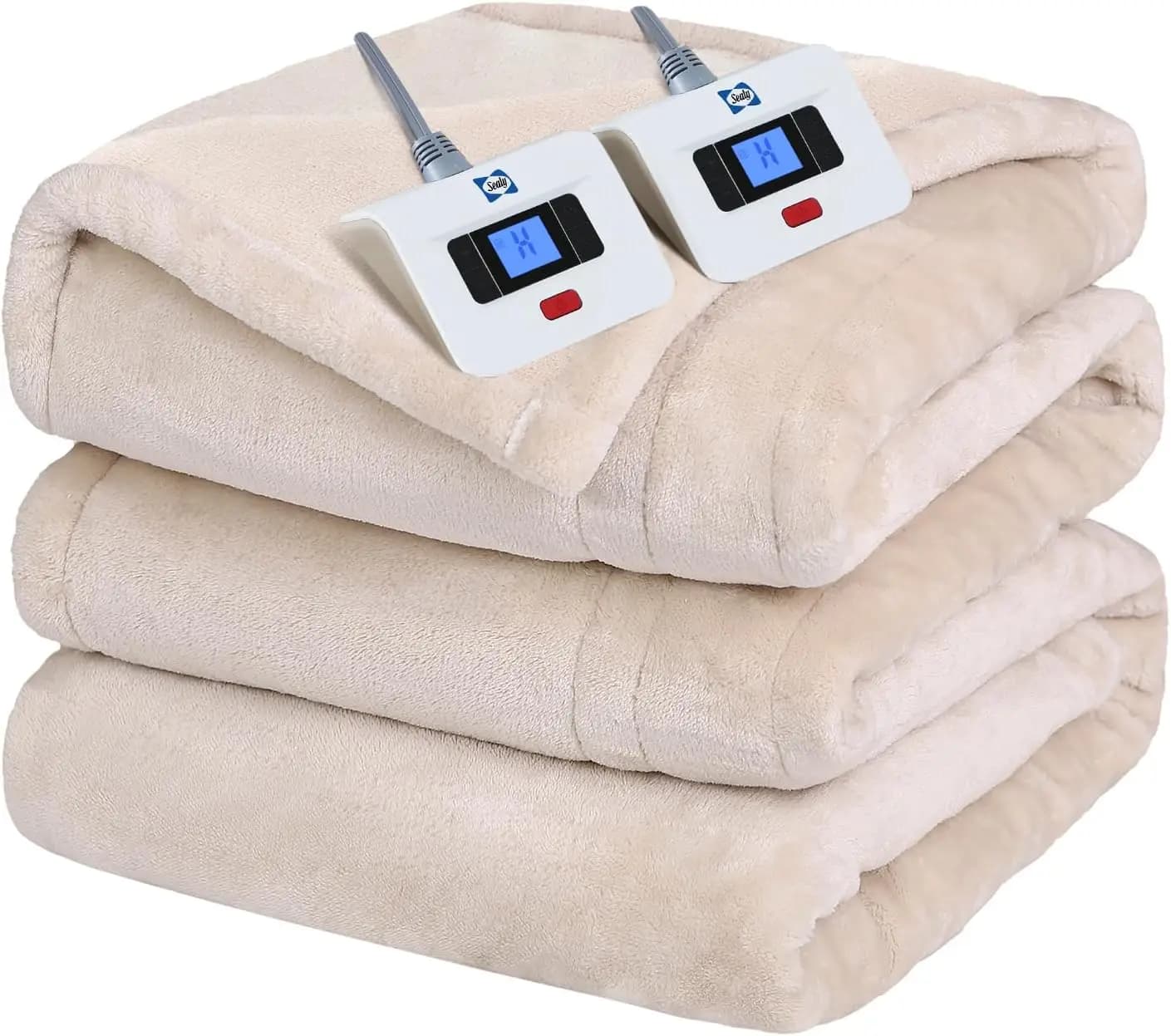 Coperta riscaldata elettrica Queen Size con 10 livelli di calore, spegnimento automatico, riscaldamento rapido, lavabile in lavatrice