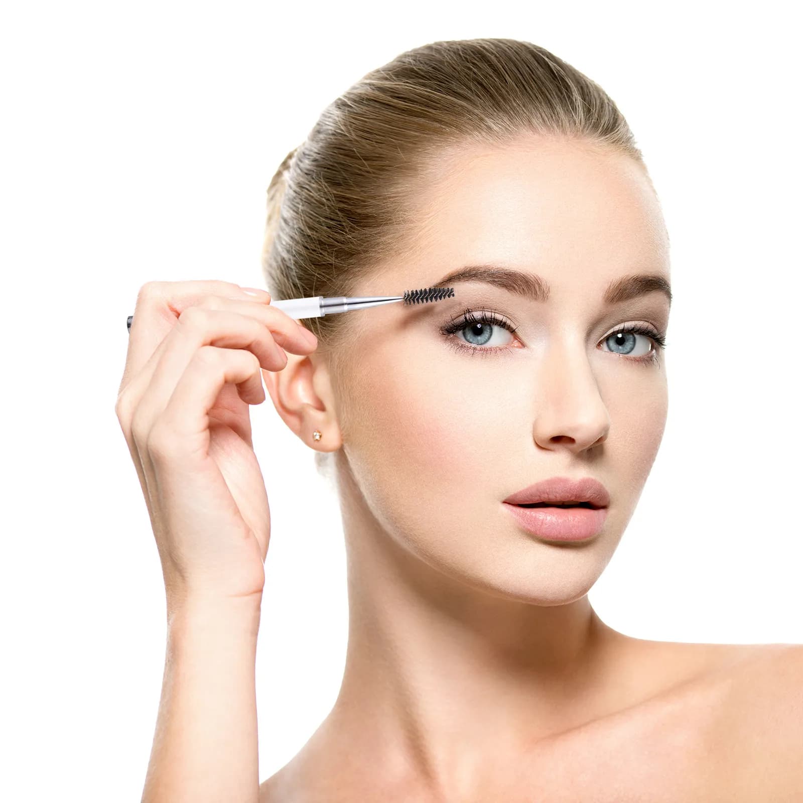 Set of 3 Eyebrow Brushes, Eyebrow Brush, Mascara Bacchetta, Rice Ciglia, Hair Cream, for Professional Makeup Machines