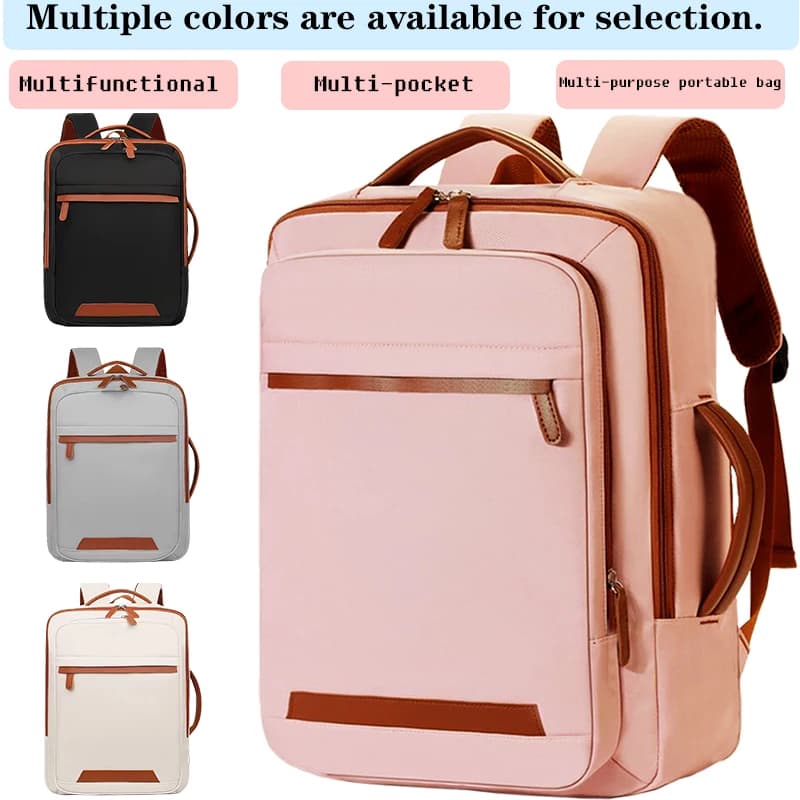 Versatile Travel Laptop Backpack with Trolley Sleeve, Spacious Business Bag for Men & Women, Ideal for Work and Commuting