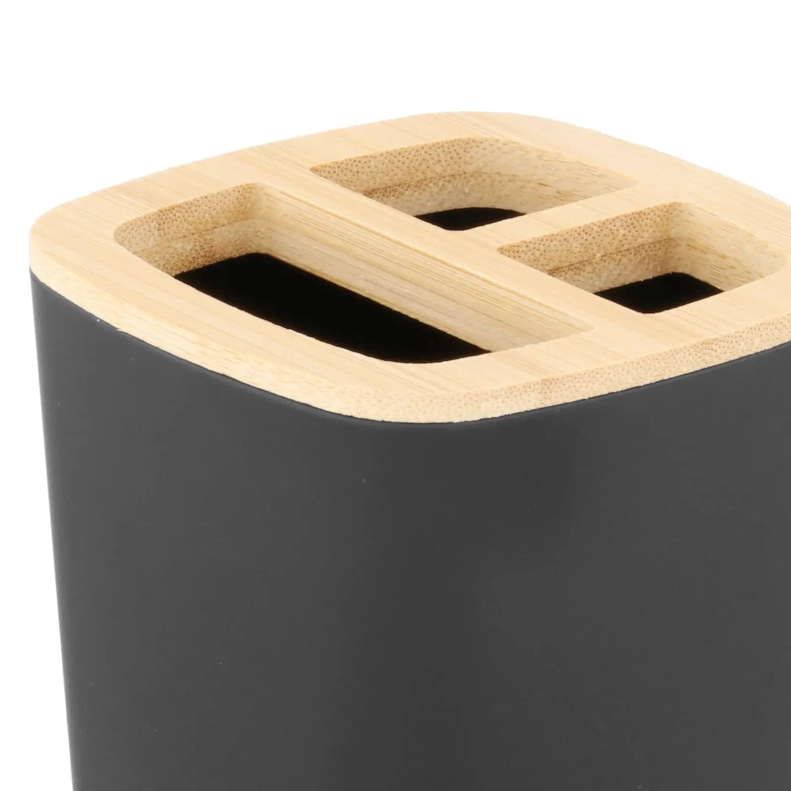 Portaspazzolini elettrico con scomparti, organizer per pettini e porta spatole