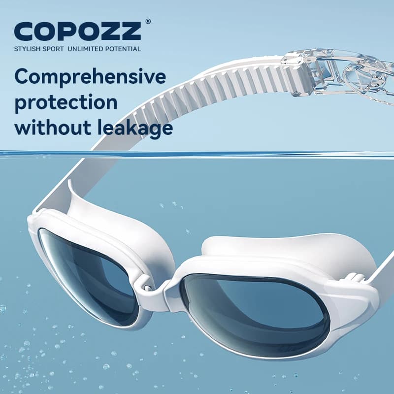 COPOZZ Miopia Swimwear Male Female Adult Swimwear CoNANO Imported Anti Fog Pool Swim Glasses -1.5 to -7