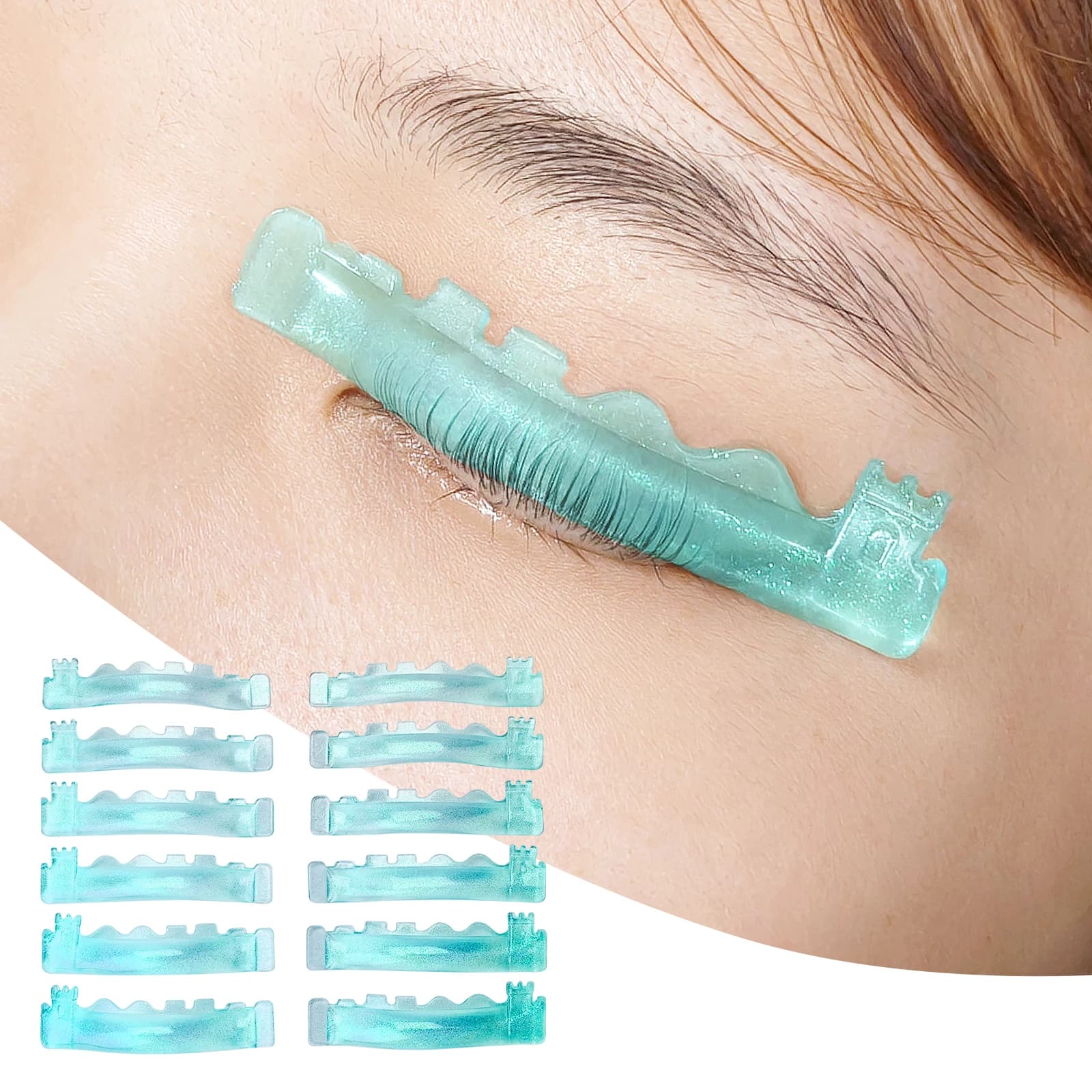 PERMANY 6 Paia Silicone Eyelashes Perm Rod Lash Lift Pad with 'C' Curl Super Soft Extreme Eyelash Curl Lifting Tools Eyelash