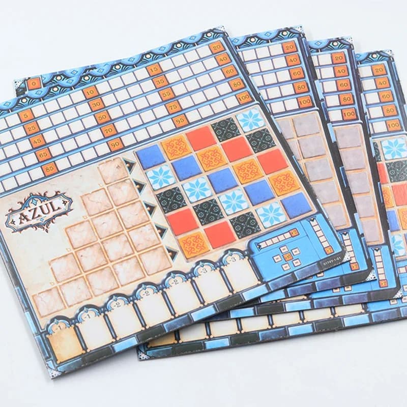 Gioco da tavolo Gioco di strategia con sostituzione delle piastrelle Bellissimo mosaico d'arte Divertimento in famiglia per bambini Carta da gioco da 30-45 minuti