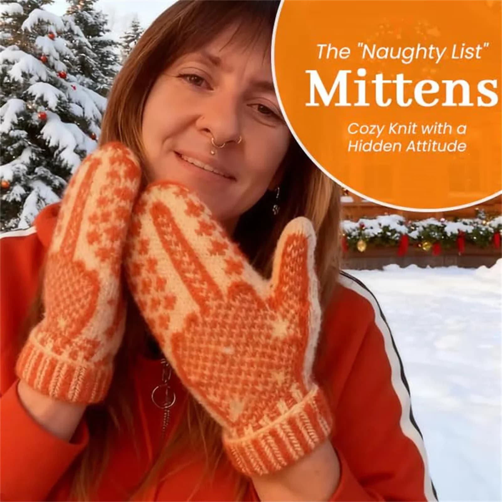 Guanti invernali da donna Guanti caldi spessi in peluche antivento Guanti morbidi con dita intere per moto Ciclismo all'aperto/Ski/Corsa