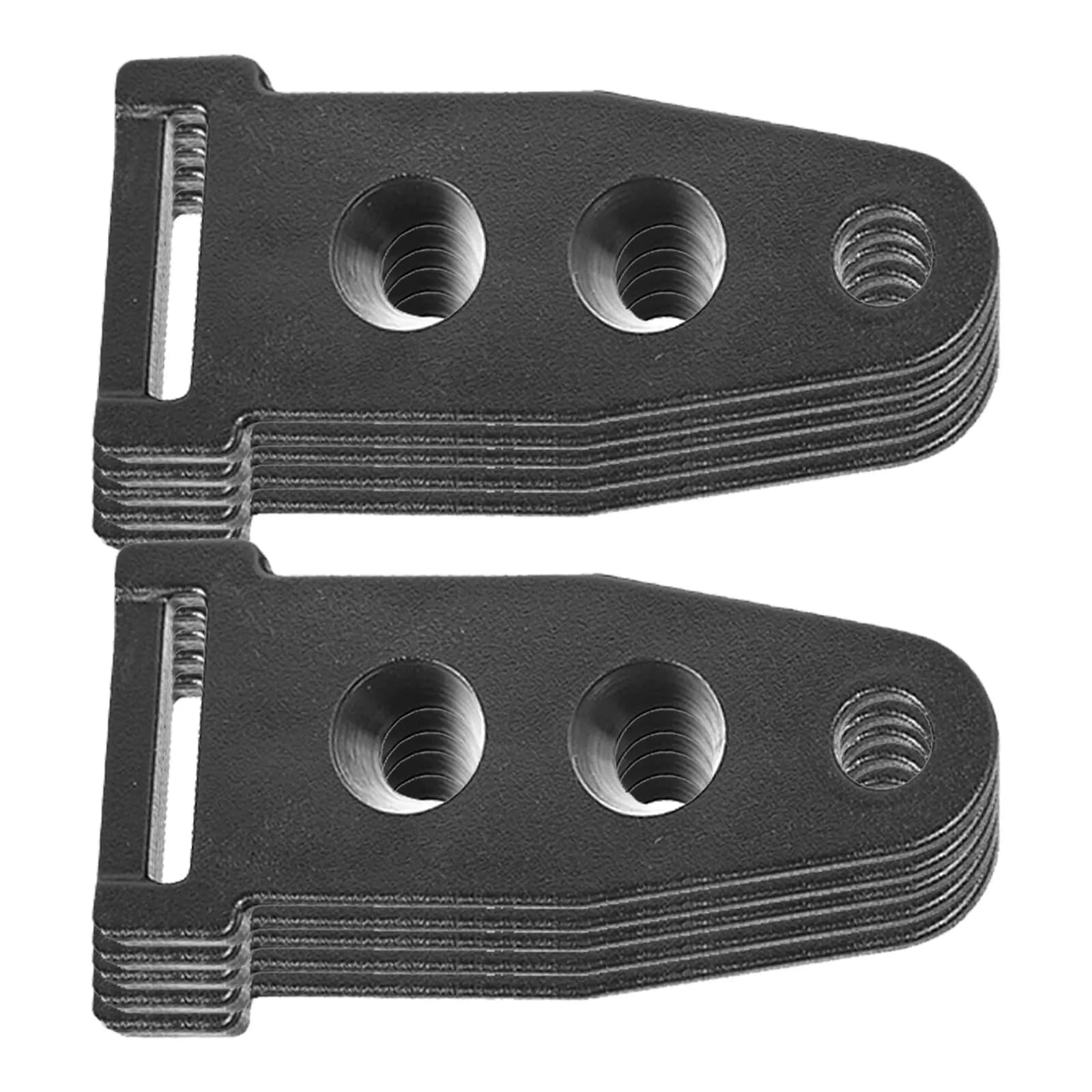 10Pcs Tent Fastening Buckles Plastic Tent Rope Fixers Canopy Pole Connectors Black Outdoor Camping Necessities