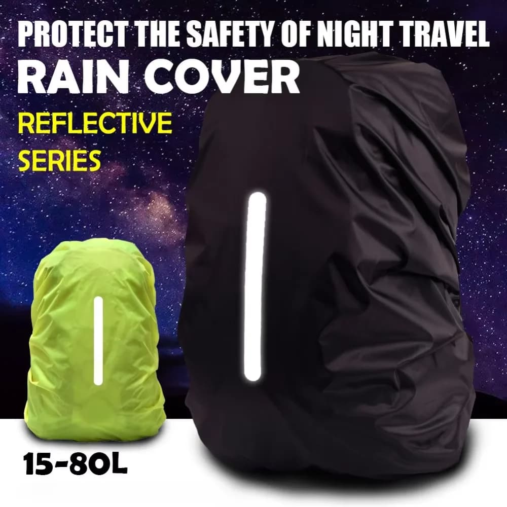 Waterproof Backpack Rain Cover Backpack Rain Shield Ultralight Backpack Rain Protector Portable Reflective for Outdoor Travel