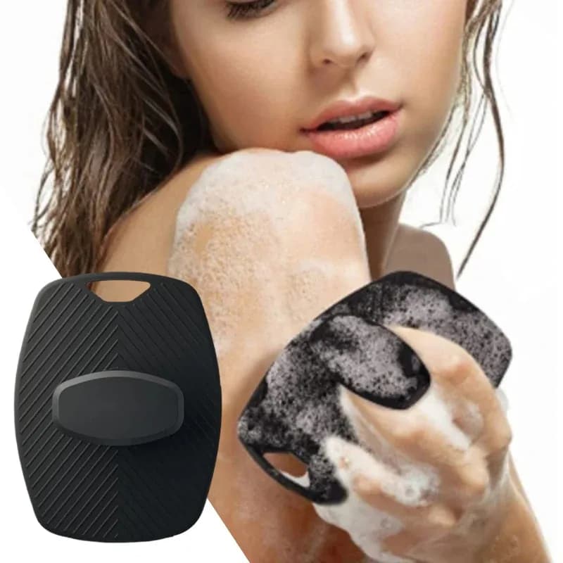 Spazzola da Bagno in Silicone Morbido, Esfoliante per Doccia e Cura della Pelle, Pulizia Manuale, Esfoliante Delicato