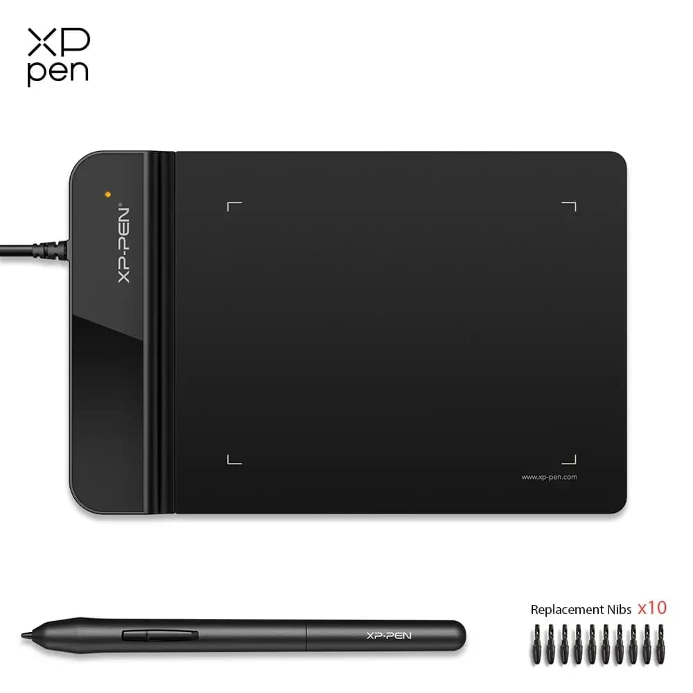Tavoletta da disegno XPPen G430S tavoletta da disegno grafica con 8192 livelli di pressione stilo senza batteria Tablet 4x3 pollici per Windows Mac