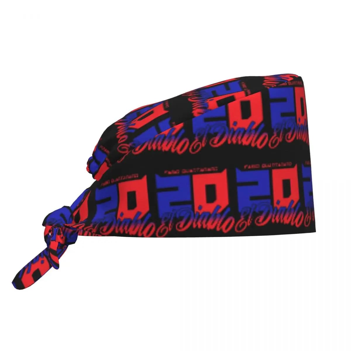 Cappello Chirurgico Fabio Quartararo El Diablo Numero 20, Berretto da Lavoro per Medici, Cappello Unisex Regolabile per Infermieri e Dentisti