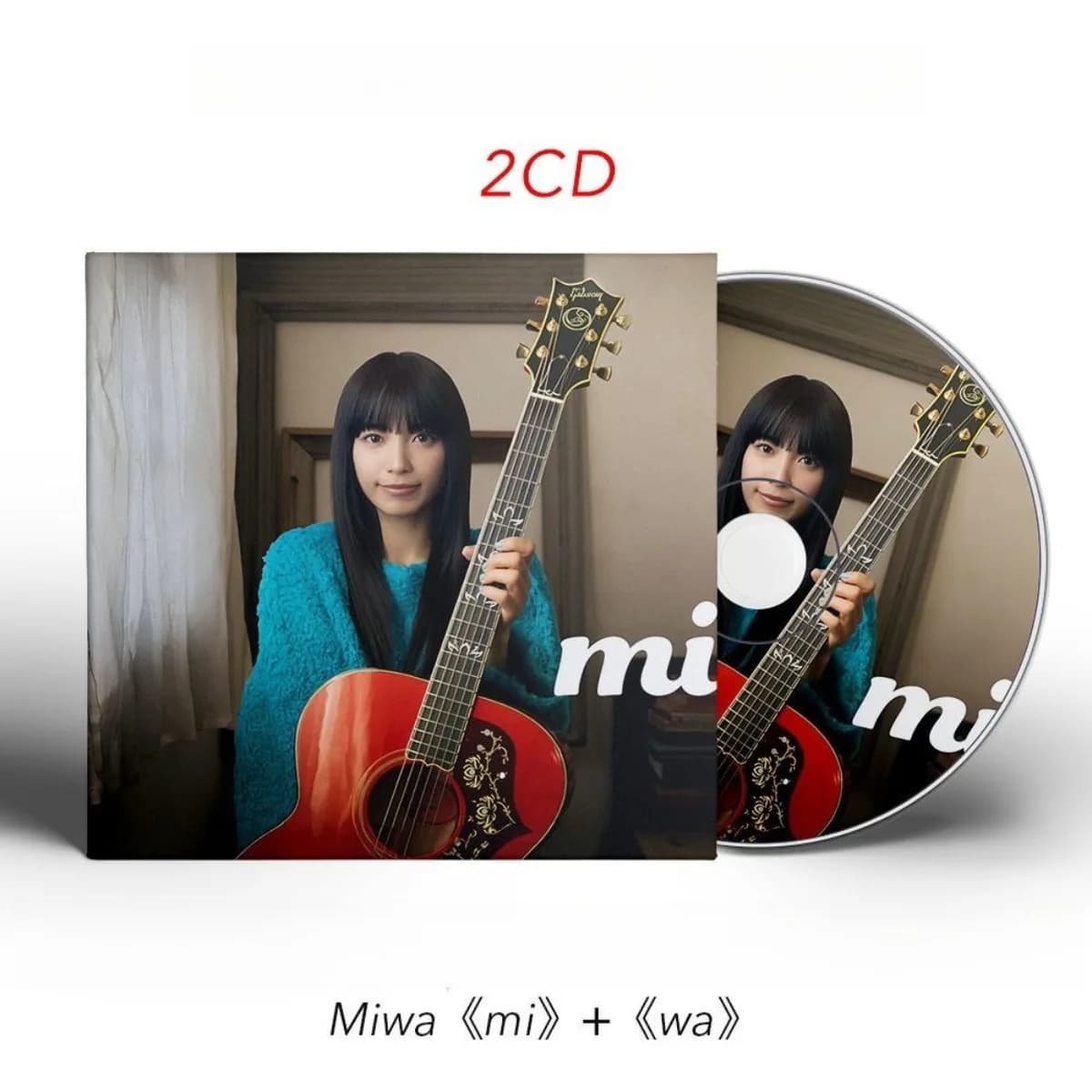 Miwa Mi + Wa CD di musica J-POP, Collezione di hit per chitarra del cantante e compolettrice giapponese iconica, Disco fisico, Solo CD
