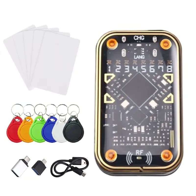 [NEW A09R!】 RFID Ultimate Emulator Chameleon Ultra V2.0 NFC Duplicator+ 6XCUID 5XUID Keychain 125Khz 13.56Mhz Card Decoder Reade