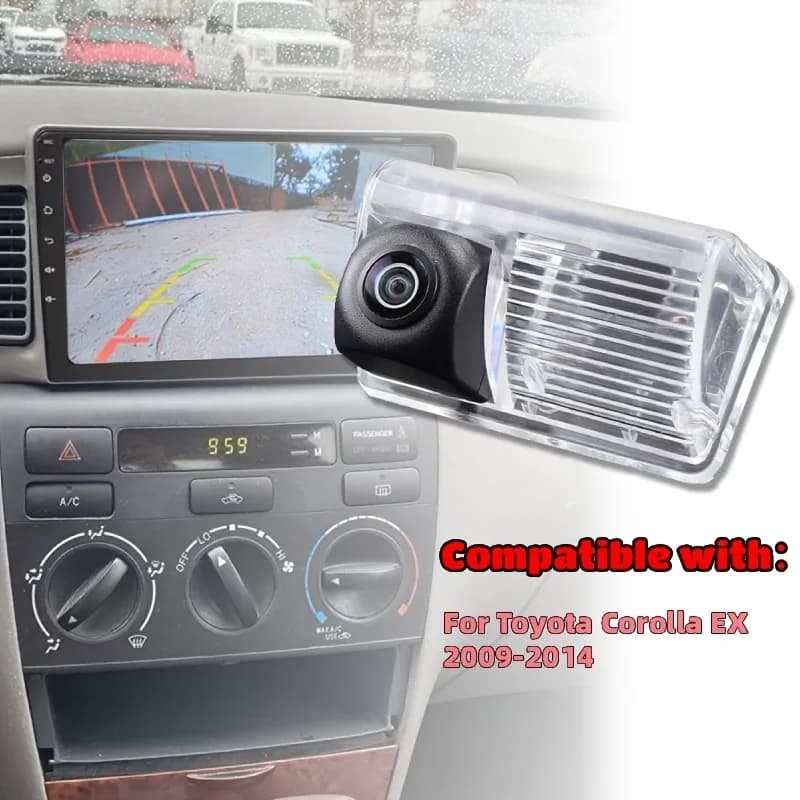 Rear View Backup Camera Error Free Replacement for Licence Number Plate Light Lamp,Compatible for TOYOTA Corolla EX 2009-2014