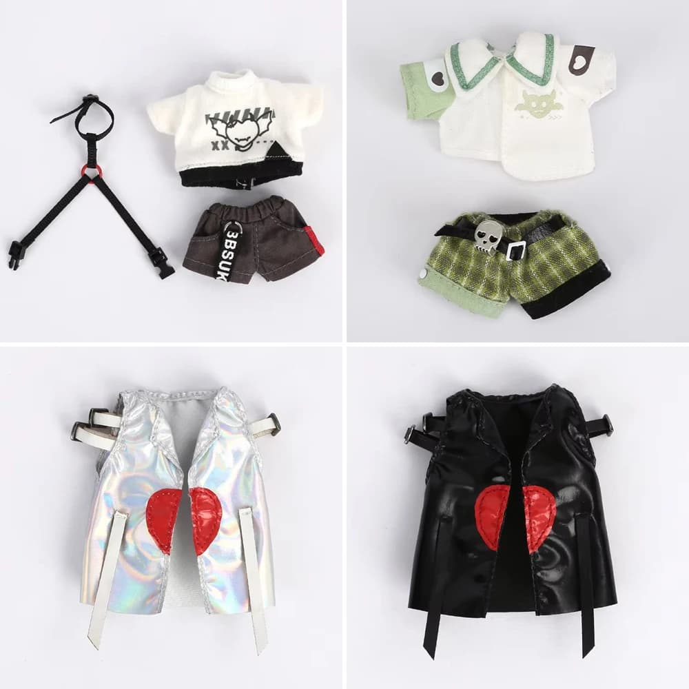 Ob11 vestiti t-shirt a maniche corte pantaloncini cintura Set giacca Trench Coat scarpe per GSC, YMY Body, UFdoll, 1/12bjd accessori giocattolo