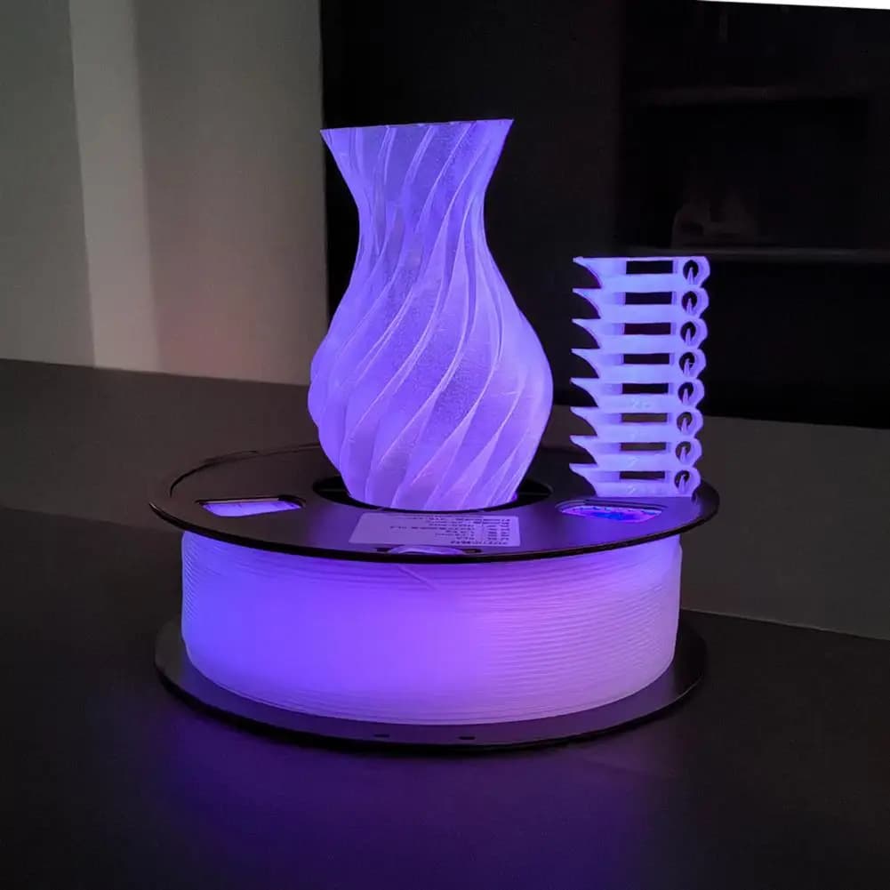 Pla Filament Glow-in-the-dark Pla Filament 1.75mm 1kg Spool 3d Printer Filament Diy Printing Material for Figurines Models