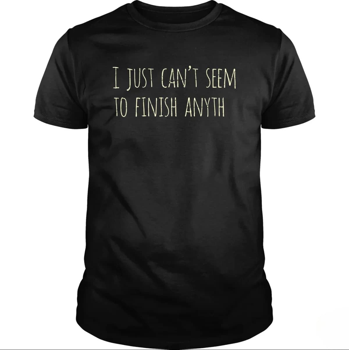 Can't Finish Anyth Women's Summer Fashion Casual T-shirt, Luxury Brand Top