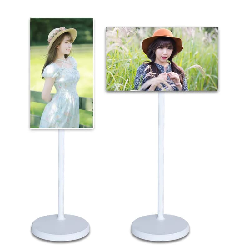 Portable TV with 21.5 Inch Touch Screen Smart Tv LCD Monitor Meeting room Tablet Pc Rotating support Tv Follow by Me