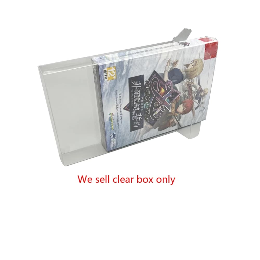 Cover in PET trasparente trasparente per Switch NS Ys Memories Of Celceta gioco scatola di visualizzazione in edizione limitata custodia da collezione