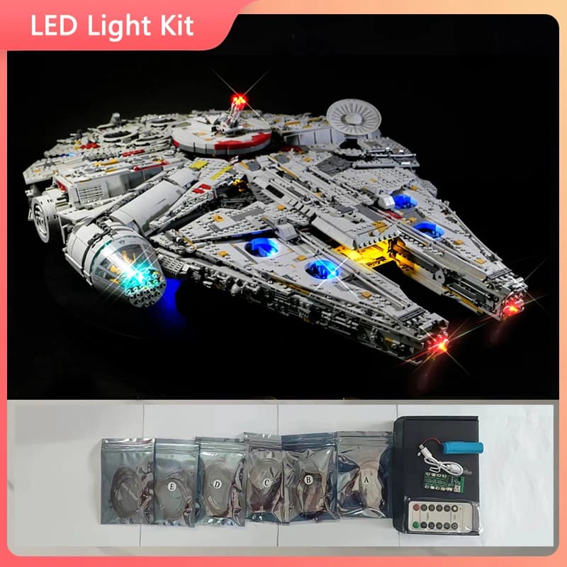 Kit di luci a LED per 75192 Millennium Falcon compatibile 81085 (solo illuminazione inclusa)