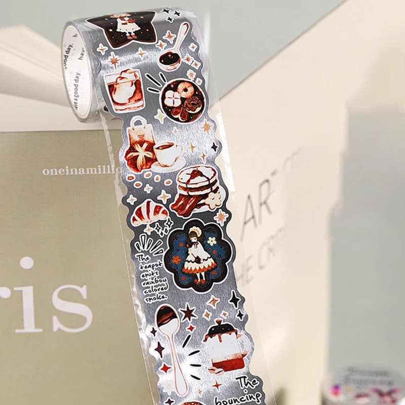Mr.Paper Dream Journey Series Foil Washi Tape, Metallic Decorative Tape for DIY Journal Scrapbooking, Craft Embellishment