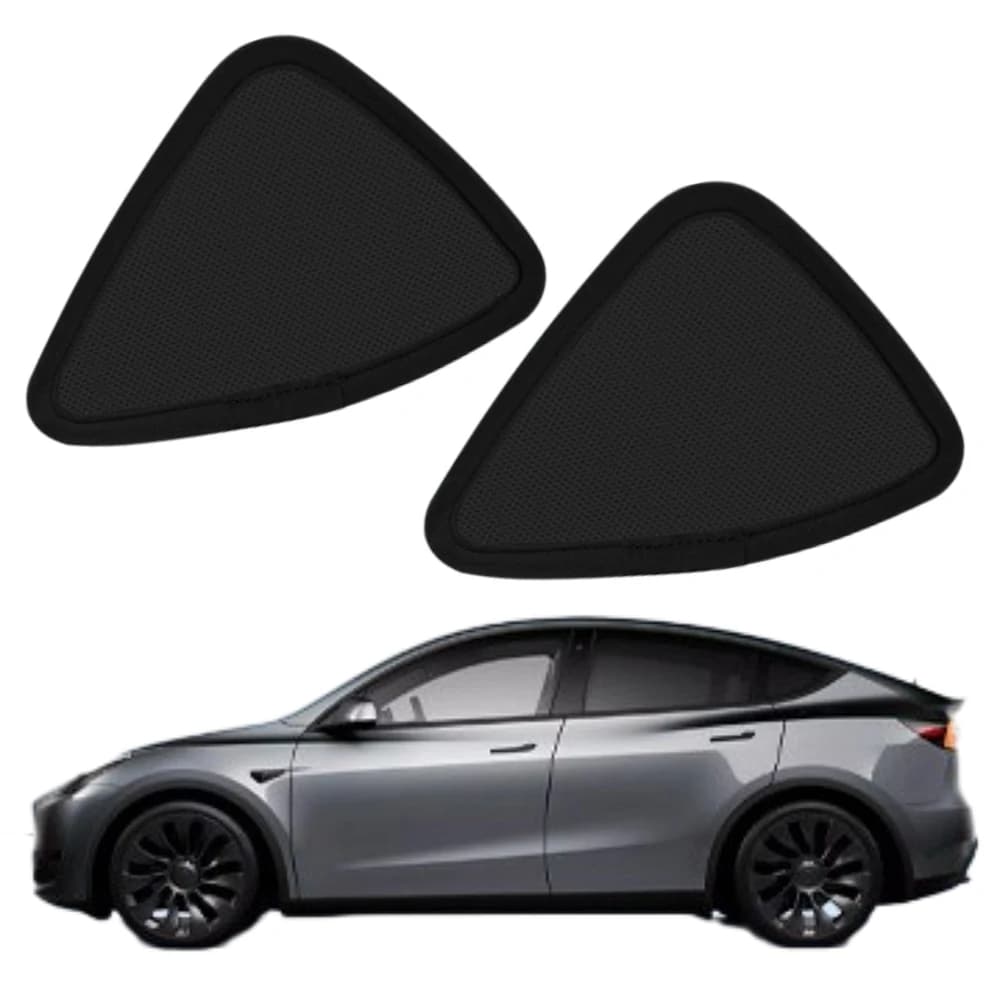 Parasole per finestrino laterale dell'auto tenda per finestra triangolare per auto posteriore blocco UV copertura parasole estiva per Tesla Model Y 2017-2024