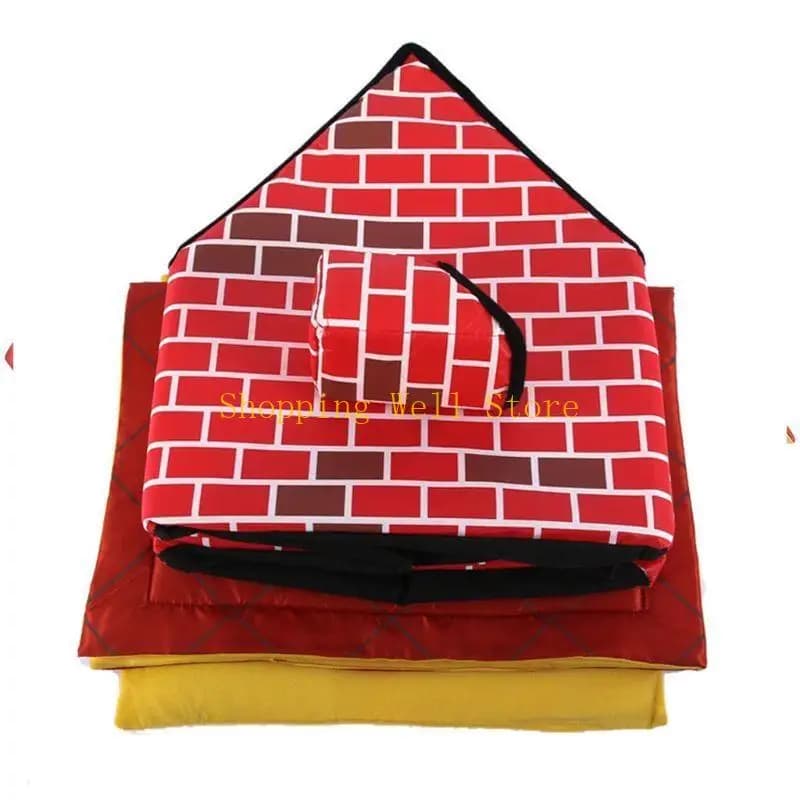 KX4B Pieghevole per cuccia per gatti per tenda per cani da compagnia con grotta per gatti con cuscino lavabile D
