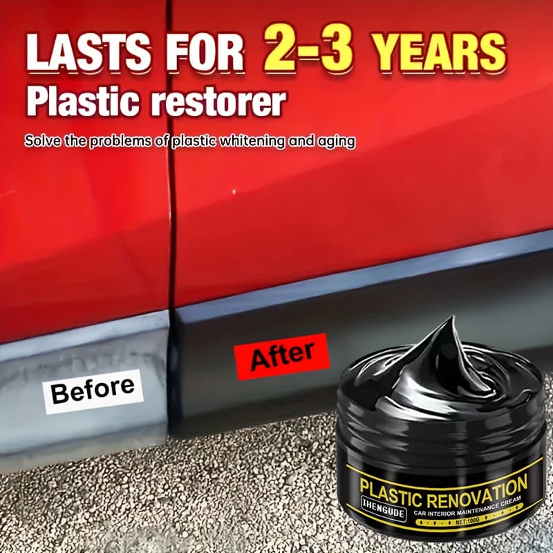 1 Piece 100g Tire Darkening Coating Wax Tire Gloss Agent Tire Gloss Agent - Moisturizing Glossy and Protection, Anti-Aging Tire Care Paint, Free Sponge Applicator