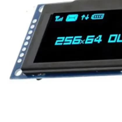 3.12 Inch 256x64 For OLED LCD Display SSD1322 16Pin Parallel For SPI For For Arduino Electronic Projects DIY Screen