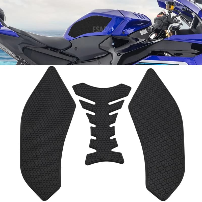 Lato moto Rilievi del serbatoio del carburante Protezione adesivi Decal Gas Ginocchio Grip Trazione Pad Adesivo per YAMAHA YZFR9 YZF-R9 R9 2025